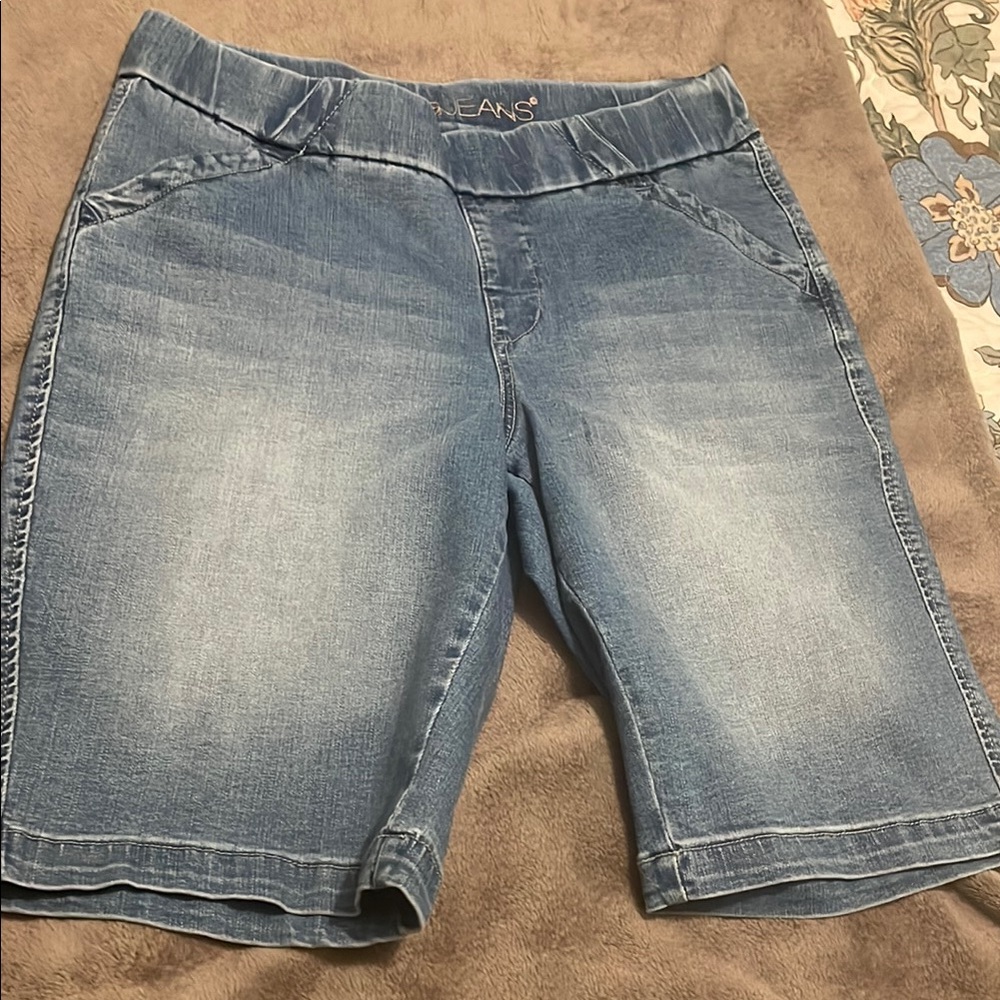 Blue Denim Shorts